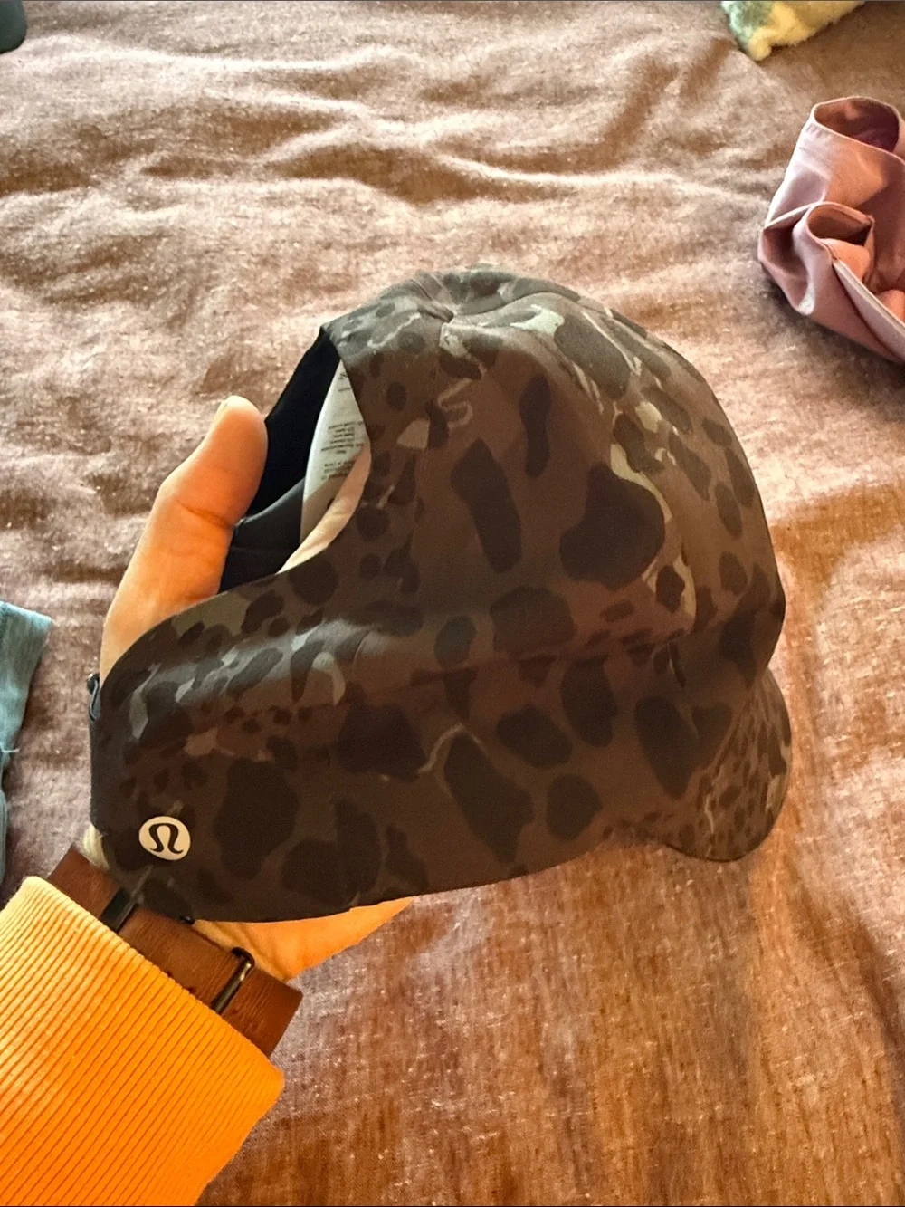 Leopard Print Lululemon ponytail hat
